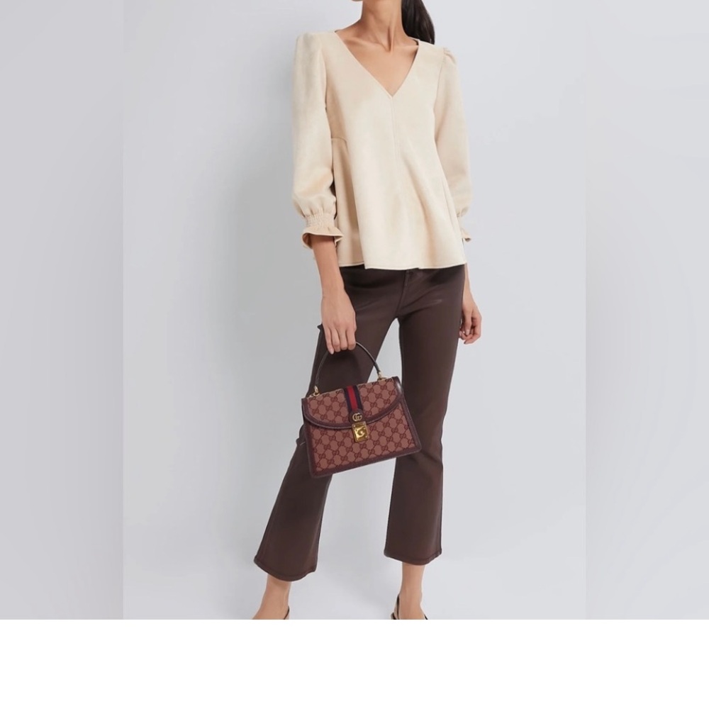 Tuckernuck Easton faux suede top sz M
